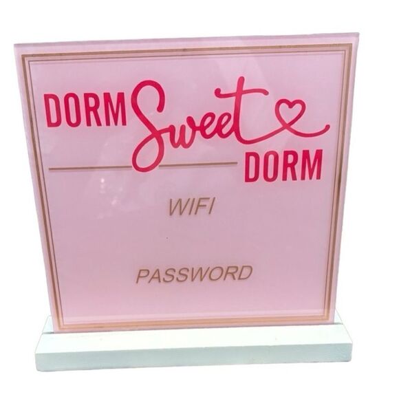 Dorm Decor Bundle 🌸 Motivational Wall Art, Mug, & Wifi Sign - Picture 2 of 3